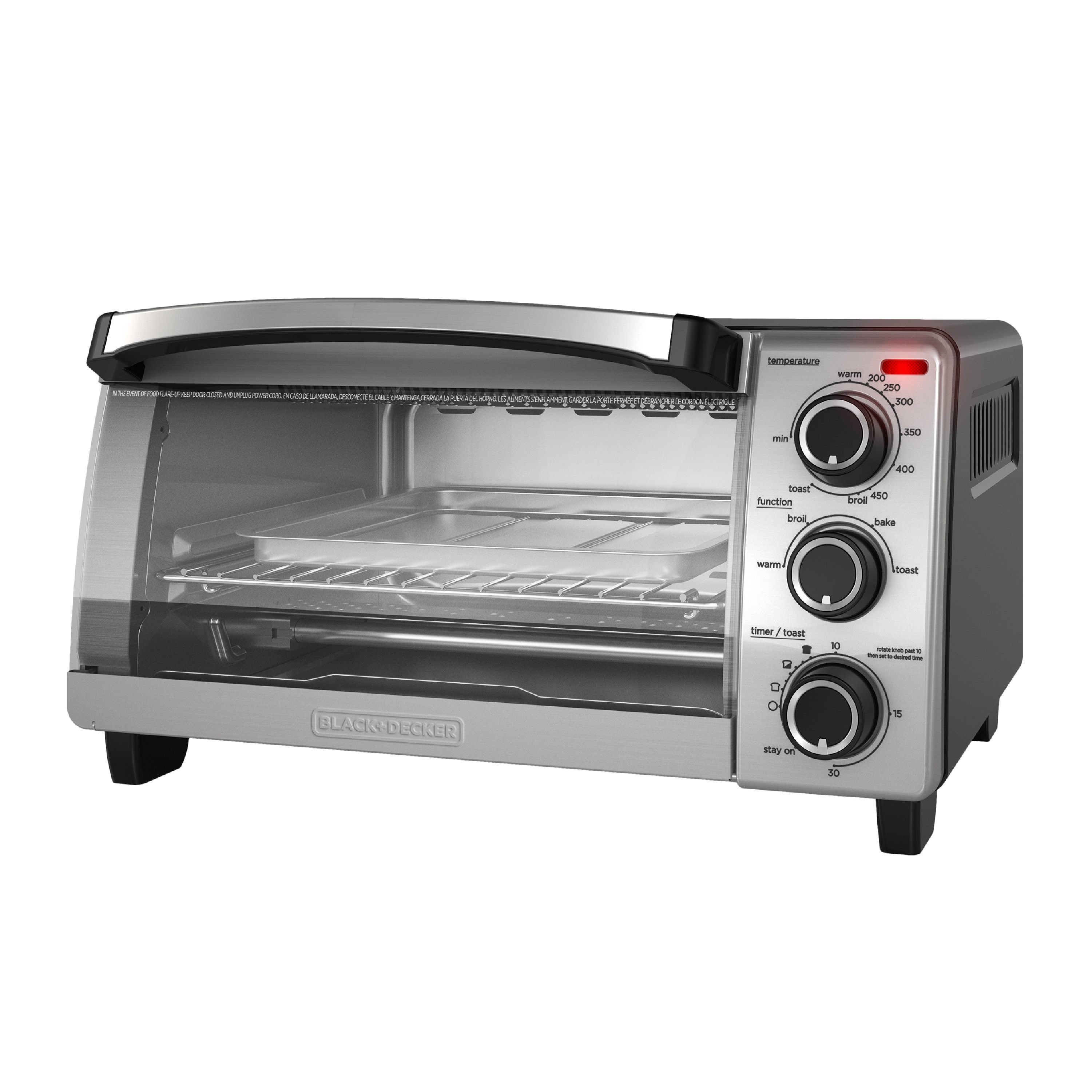 Buy a BLACK DECKER 4 Slice Toaster Oven Countertop Toaster Oven